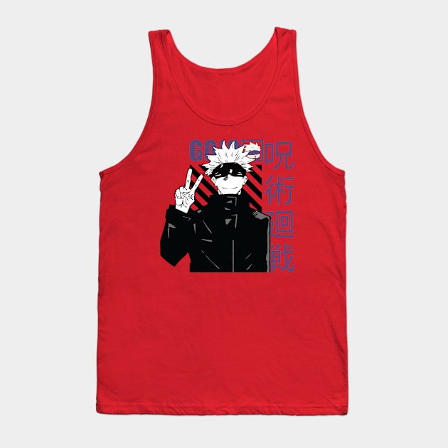 MANGA JUJUTSU KAISEN 0 GOJO T-SHIRT PO345 Tank Top by Huko